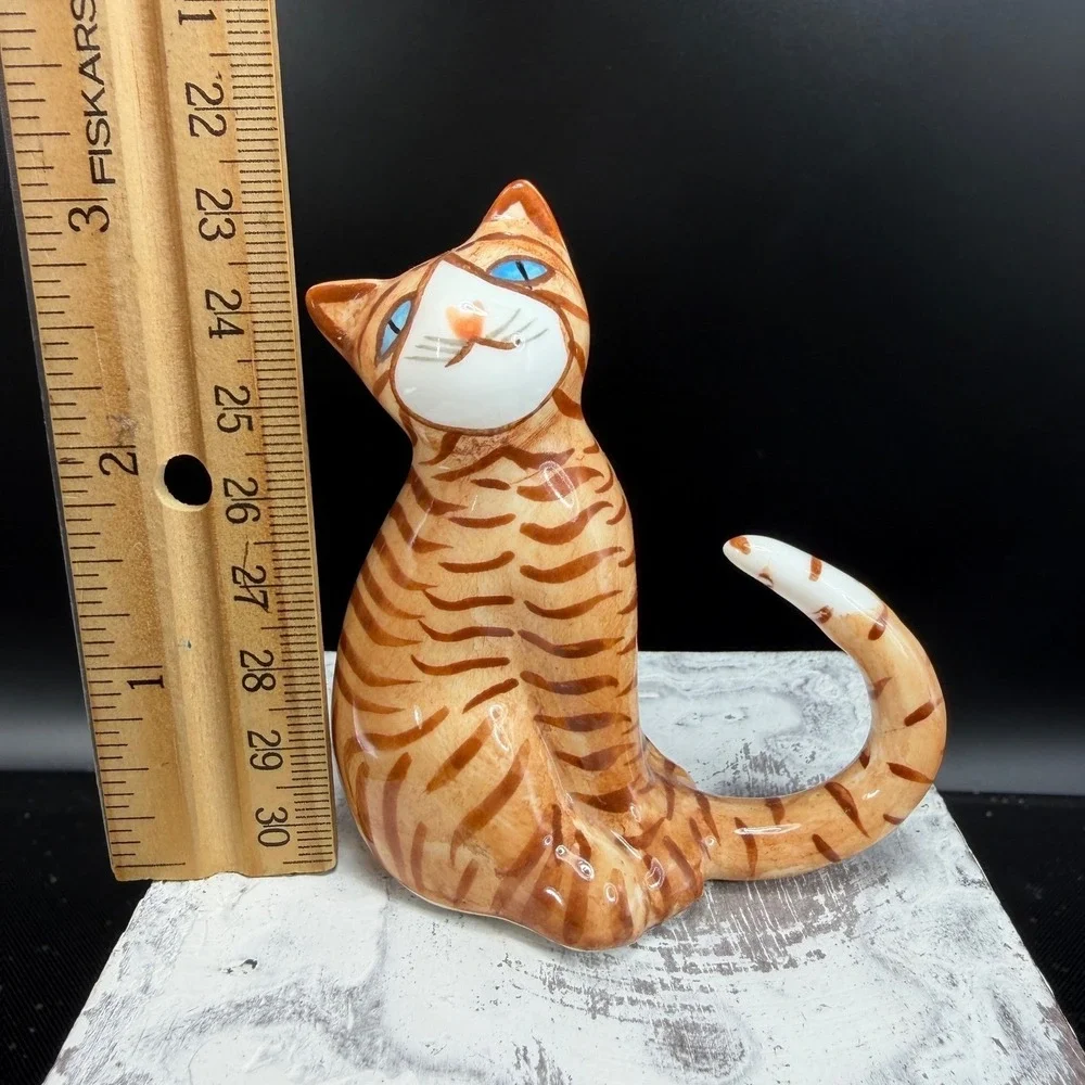 vintage bone China figurine charming orange